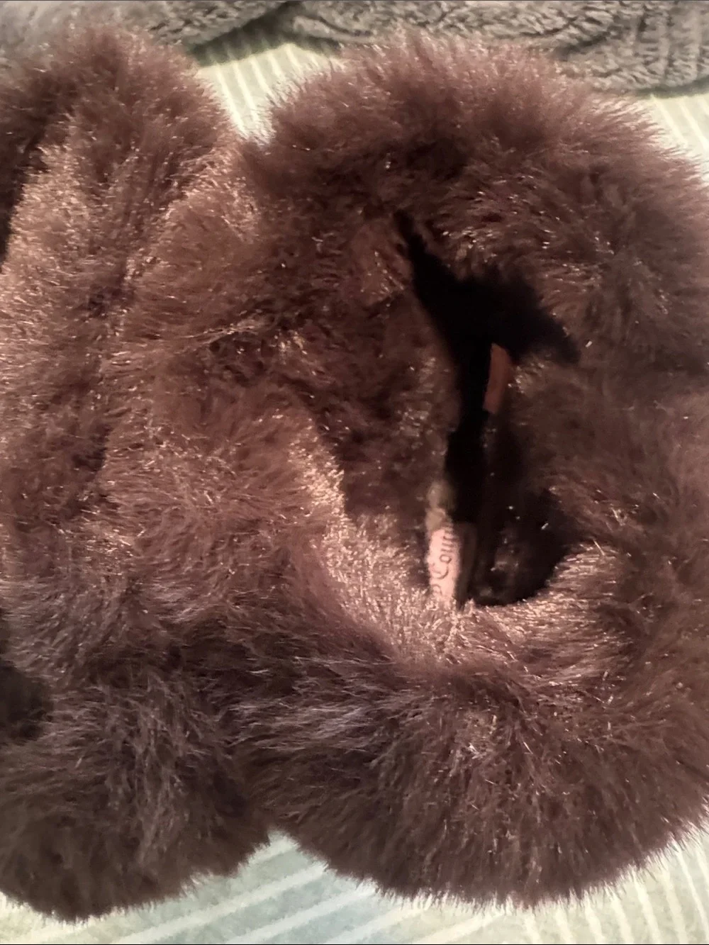 Juicy Couture Brown Faux Fur Cuff Winter Boots
